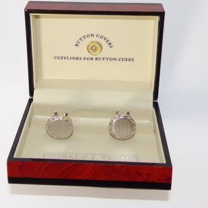 Rare Donald Trump Signature Collection Cufflinks, Button Cuffs , ROUND , EDGE